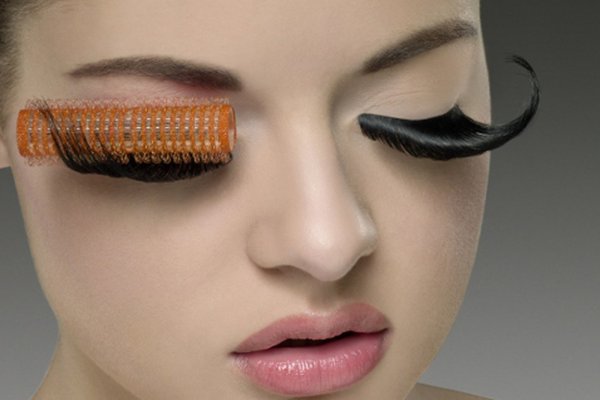 Завитые ресницы