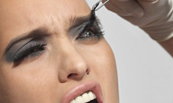 Смешные ресницы