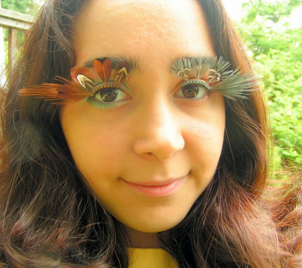 Огромные ресницы