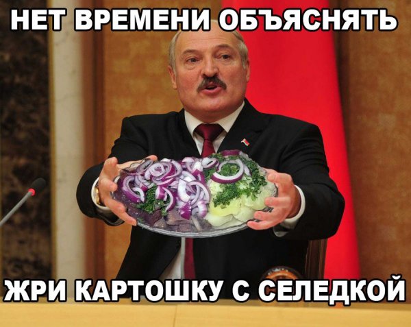 Лукашенко мемы про картошку