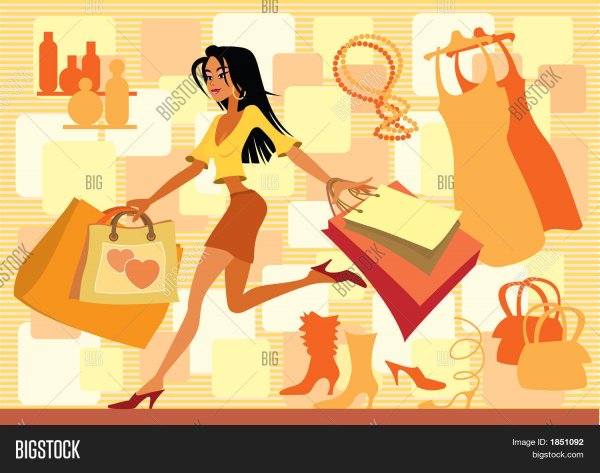 Шоппинг картинки смешные