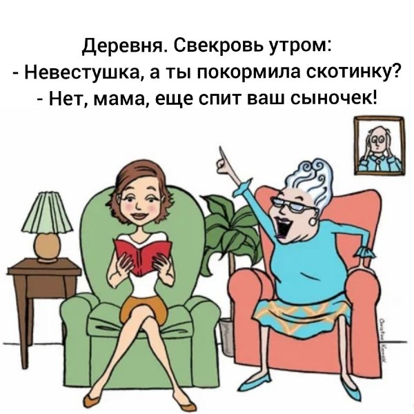 Анекдоты про свекровь