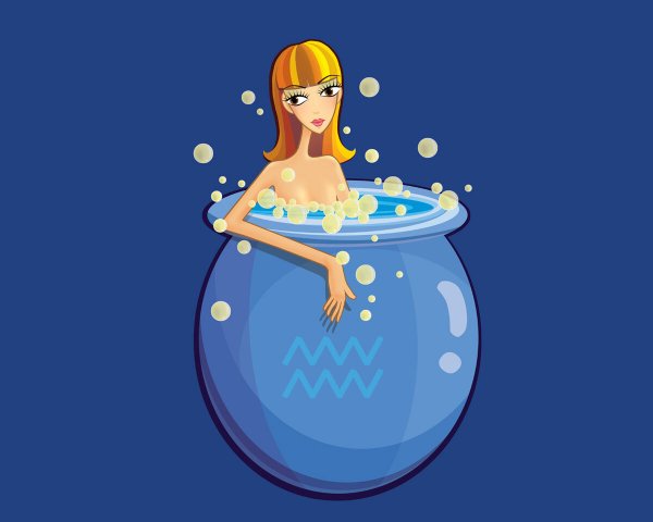 Веселые знаки зодиака Водолей