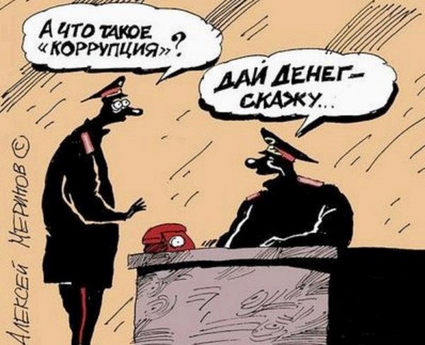 Коррупция карикатура
