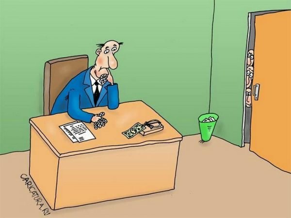 Коррупция карикатура