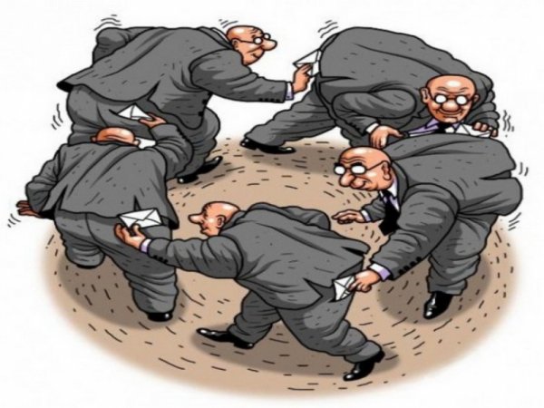 Карикатуры о коррупции и взятках