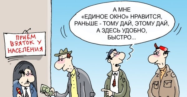 Карикатура против коррупции