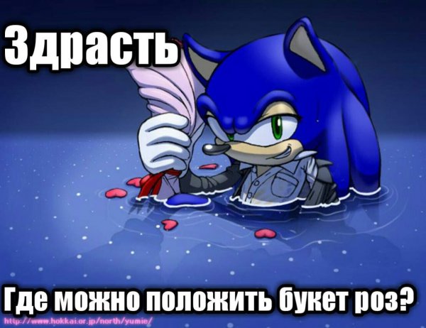 Соник в душе Мем