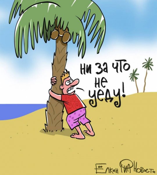 Турист карикатура