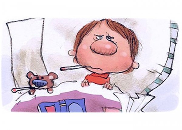 Простуда карикатура