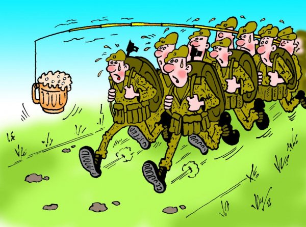 Армейские карикатуры смешные