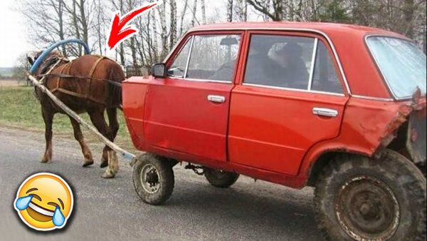 Автомобиль на лошадиной тяге
