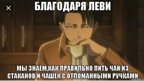 Атака титанов мемы с Леви