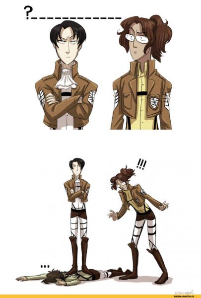 Эрен и Ханджи