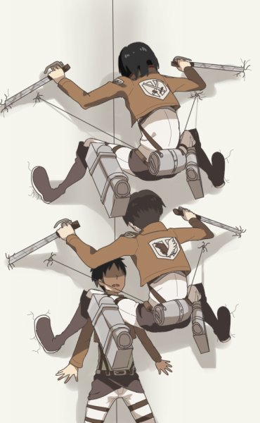 Атака титанов Эрен и Микаса мемы