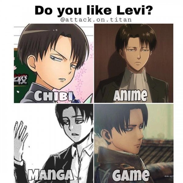 Леви Аккерман атака титанов шуточки