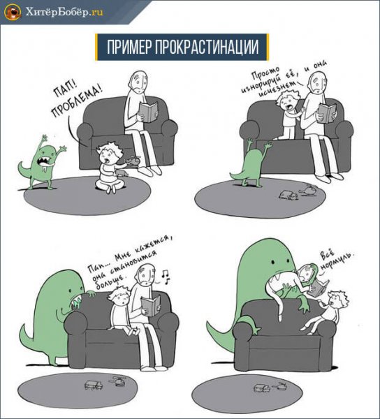 Примеры прокрастинации