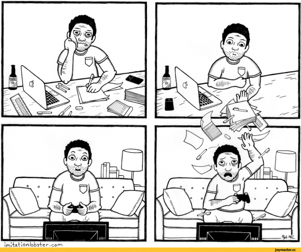 Прокрастинация комикс