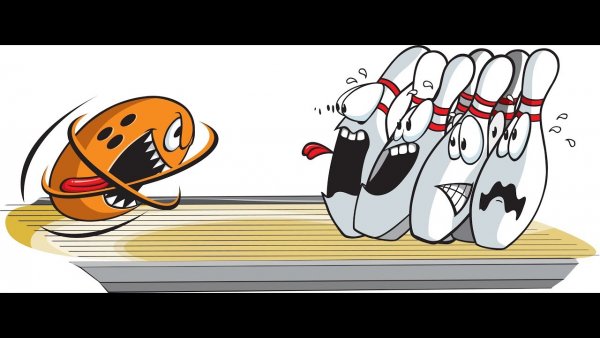 Боулинг карикатура