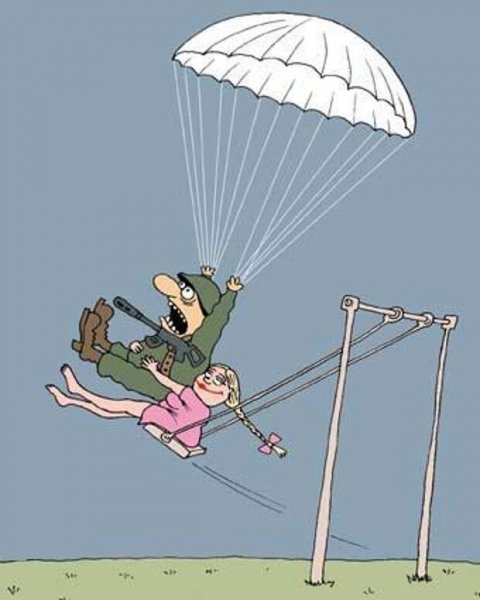 Десантник карикатура