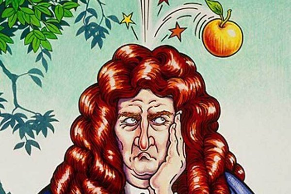 Исаак Ньютон упало яблоко