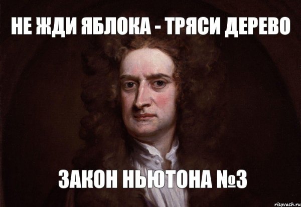 Исаак Ньютон вектор