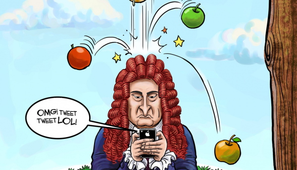 Исаак Ньютон арт
