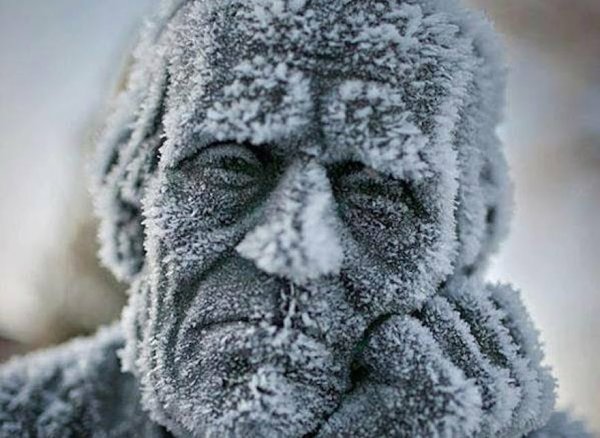 Сосульки на бороде