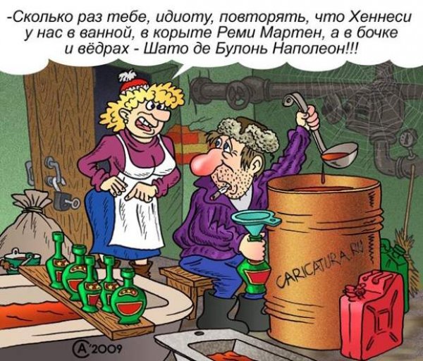 Самогон карикатура