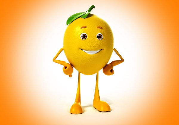 Смешной лимон