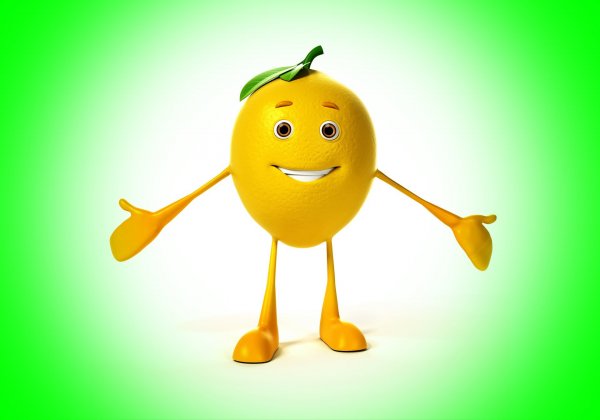 Смешной лимон