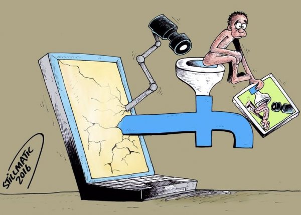 Соцсети карикатура
