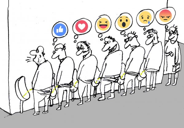 Фейсбук карикатура