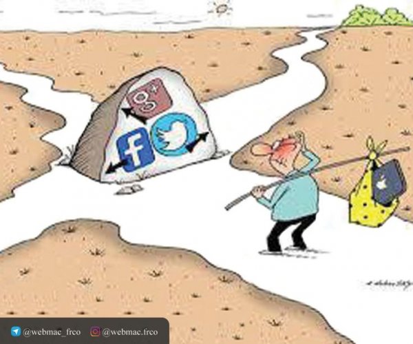 Карикатура фейсбука
