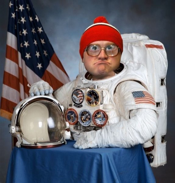 Смешной космонавт