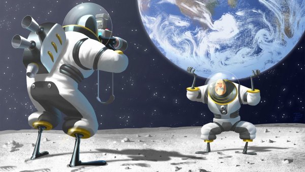 Забавные космонавты