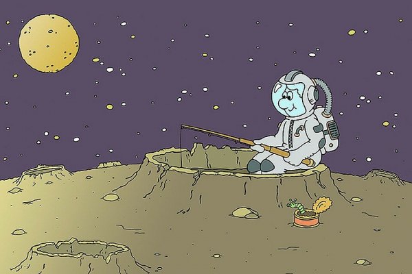 Карикатуры на космическую тему