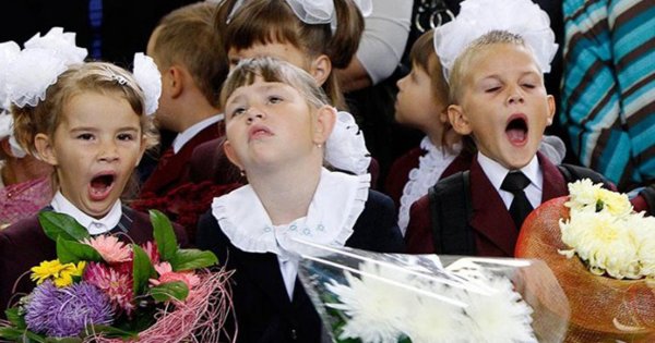 Смешные школьники