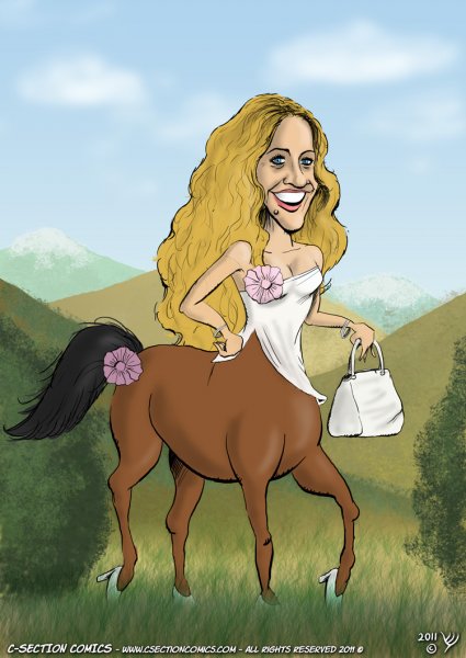Sarah Jessica Parker карикатура