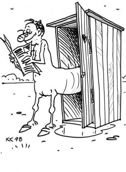 Русский Кентавр карикатура