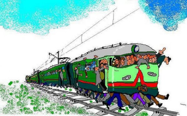 Железнодорожная карикатура