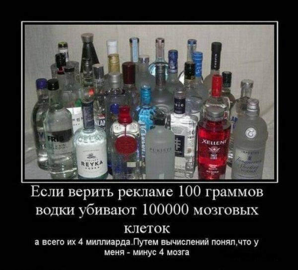 Демотиваторы про водку