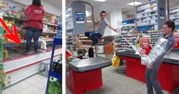 Смешное в магазинах магнит