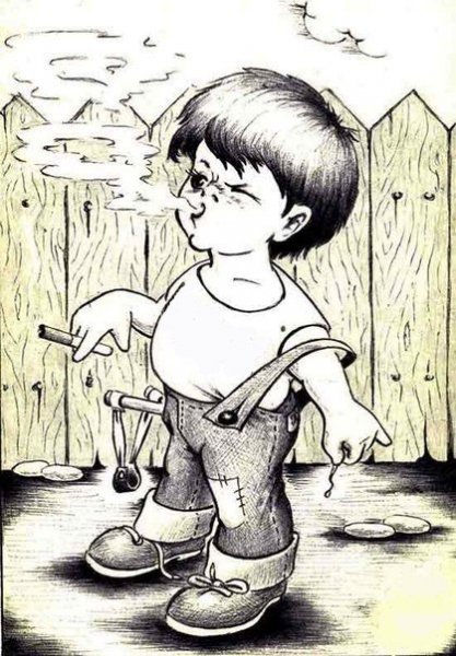 Хулиган рисунок