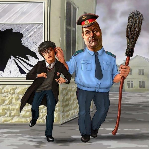 Милиция карикатура