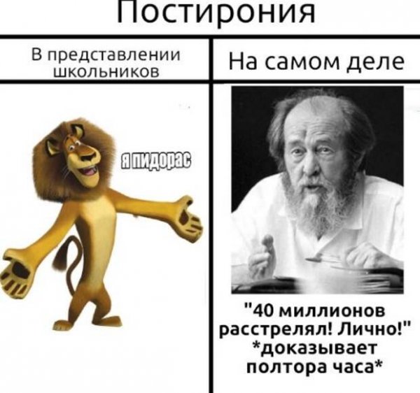 Постирония Мем