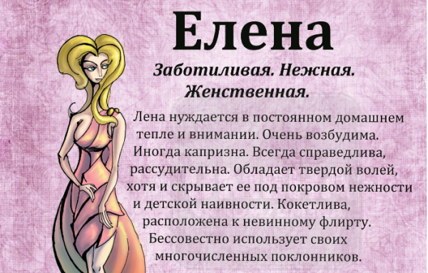 Имя Елена