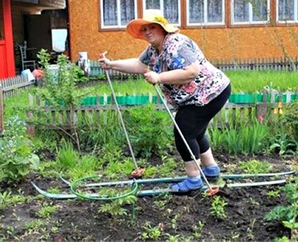 Огородники на даче