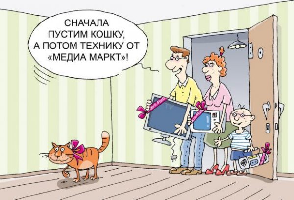 Новоселье карикатура