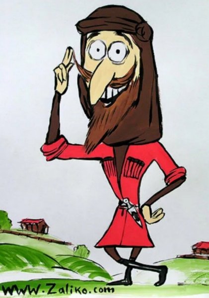 Грузин карикатура